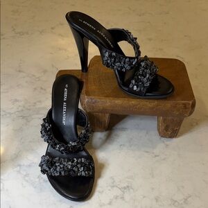 Athena Alexander Black Embellished Heels